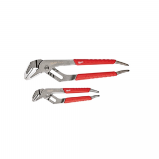 Milwaukee 6 & 10 Comfort Grip Straight Jaw Pliers Set